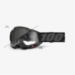 100% Accuri 2 UTV/ATV SAND/OTG Black - Photochromic Goggles 2 100% Accuri 2 UTV/ATV SAND/OTG Black - Photochromic Goggles - Black/White