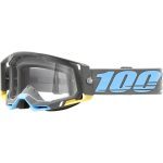 100% Racecraft 2 Trinidad - Clear Goggles 2 100% Racecraft 2 Trinidad - Clear Goggles - Grey/Blue/Yellow
