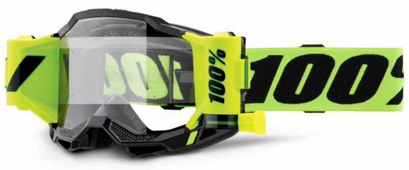 100% Accuri 2 Forecast ROLL-OFF Goggles - Neon Yellow/Black