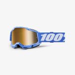 100% Accuri 2 Sursi - Mirror TRUE GOLD Goggles 2 100% Accuri 2 Sursi - Mirror TRUE GOLD Goggles - Blue/White