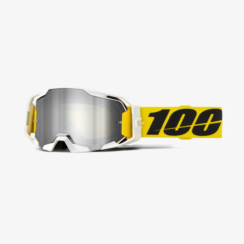 100% Armatic Valera - Silver Mirror Goggles - Yellow/White