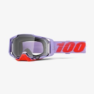 100% Armega Fausto - RED Mirror Goggles - Purple/Red