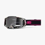 100% Armega Sarcelle - Clear Goggles 2 100% Armega Sarcelle - Clear Goggles - Black/Pink