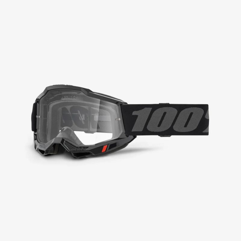 100% Accuri 2 Black - Clear Goggles