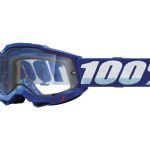 100% Accuri 2 BLUE - DUAL PANE Clear Goggles 2 100% Accuri 2 BLUE - DUAL PANE Clear Goggles - Blue/White