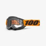 100% Accuri 2 Enduro MOTO Orange - DUAL Clear Goggles 1 100% Accuri 2 Enduro MOTO Orange - DUAL Clear Goggles - Black/Orange