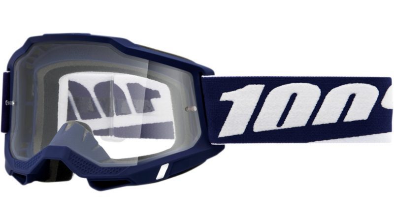 100% Accuri 2 Mifflin - Clear Goggles - Navy/White