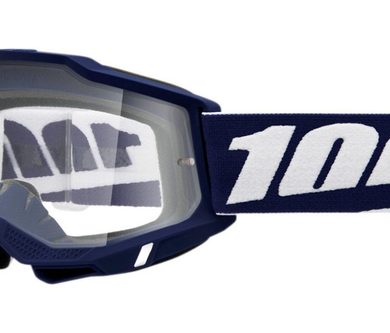 100% Accuri 2 Mifflin - Clear Goggles - Navy/White