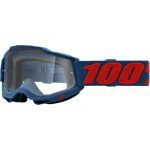 100% Accuri 2 Odeon - Clear Goggles 2 100% Accuri 2 Odeon - Clear Goggles - Blue/Red