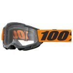 100% Accuri 2 Orange - Clear Goggles - Black/Orange