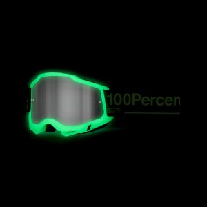 100% Accuri 2 GLOW - Mirror Silver Goggles - Grey/Black