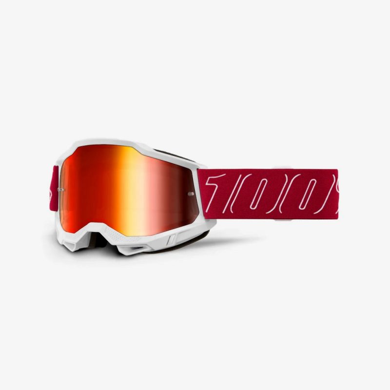 100% Accuri 2 Redline - Mirror Goggles - Red/White