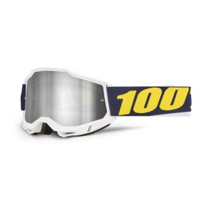 100% Accuri 2 WOLG - Mirror Silver Goggles - Red/White