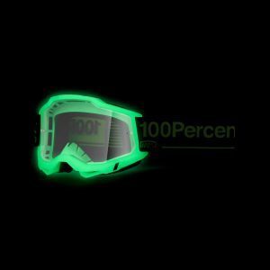 100% Accuri 2 GLOW - Clear Goggles - Grey/Black