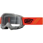 100% Accuri 2 Schrute - Clear Goggles - Grey/Orange