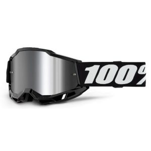100% Accuri 2 Session - Mirror Silver Goggles - Black/White