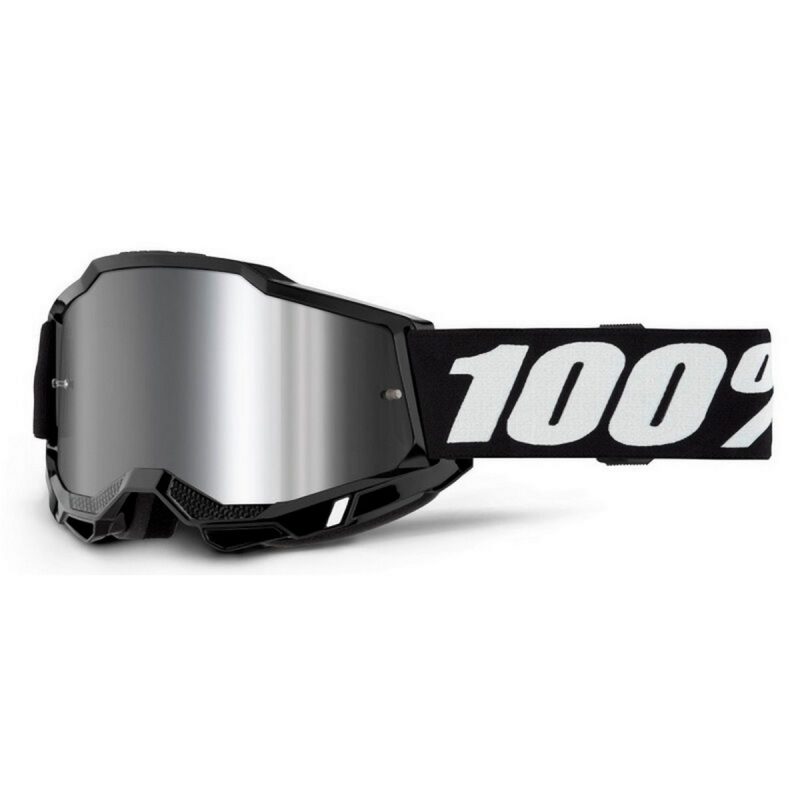100% Accuri 2 Session - Mirror Silver Goggles - Black/White
