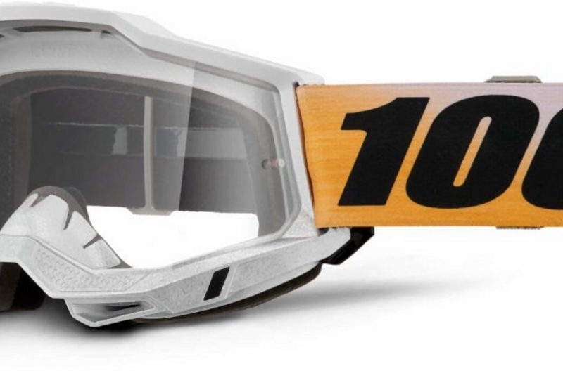 100% Accuri 2 SHIV - Clear Goggles - White/Black/Yellow
