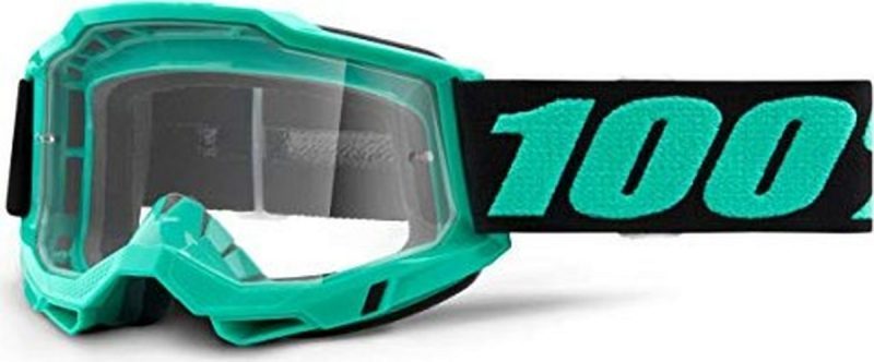 100% Accuri 2 Tokyo - Clear Goggles - Seledynowy/Black