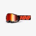 100% Accuri 2 Youth Geospace - Mirror RED Goggles 1 100% Accuri 2 Youth Geospace - Mirror RED Goggles - Black/White/Orange