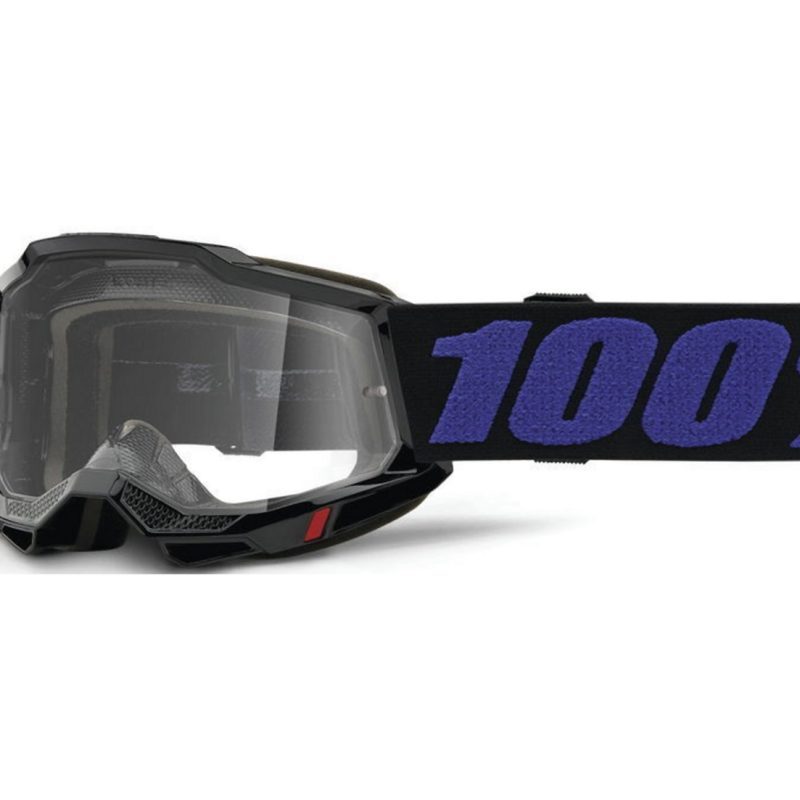 100% Accuri 2 Youth Moore - Clear Goggles - Black/Blue