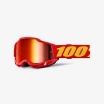 100% Accuri 2 Youth RED - Mirror Goggles 1 100% Accuri 2 Youth RED - Mirror Silver Goggles - Red/Black