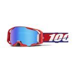 100% Armatic BEST - Mirror Goggles - Red/Blue/White