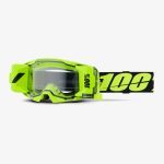100% Armatic Forecast ROLL-OFF NEON Yellow - Clear Goggles 2 100% Armatic Forecast ROLL-OFF NEON Yellow - Clear Goggles - Fluo Yellow/Black