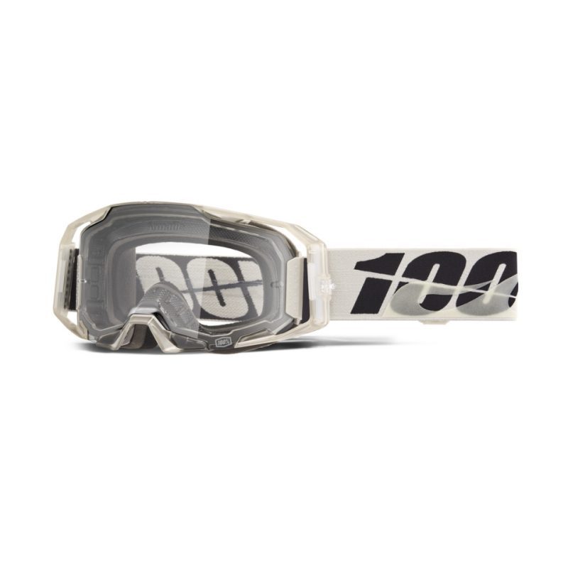 100% Armatic Pitch - Clear Goggles - Grey/Black