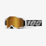 100% Armatic Rapidracer - Mirror TRUE GOLD Goggles - Grey/Black