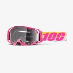 100% Armatic Sellars - Clear Goggles 2 100% Armatic Sellars - Clear Goggles - Pink/Yellow/White