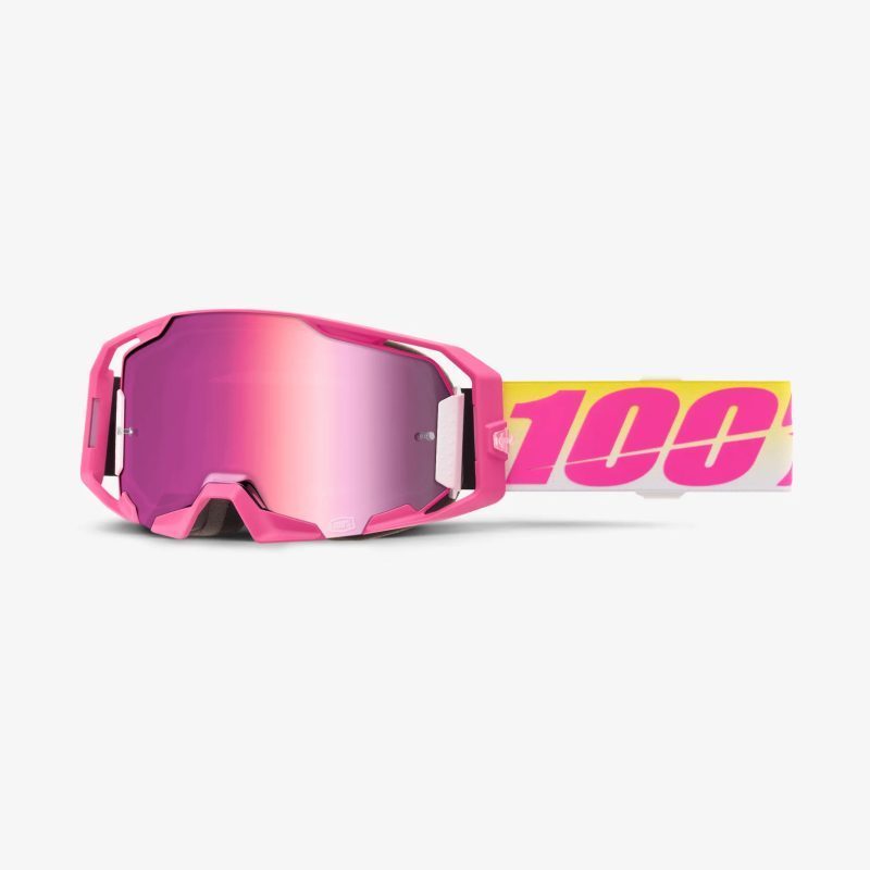 100% Armatic Sellars - Mirror Goggles - Pink/Yellow/White