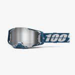 100% Armega Albar - Flash Goggles - Blue/Silver