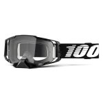 100% Armega Black - Clear Goggles