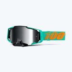 100% Armega Clark - Mirror Silver Goggles 1 100% Armega Clark - Mirror Silver Goggles - Green