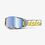 100% Armega Complex - Mirror BLUE Goggles 2 100% Armega Complex - Mirror BLUE Goggles - Grey/Yellow