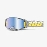 100% Armega Complex - Mirror BLUE Goggles 2 100% Armega Complex - Mirror BLUE Goggles - Grey/Yellow