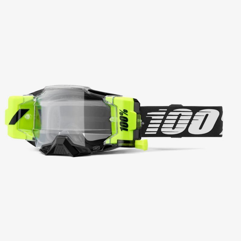 100% Armega Forecast ROLL-OFF Goggles - Black/White
