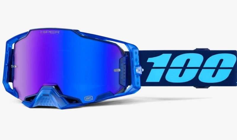 100% Armega Hiper Coupe - Mirror Goggles - Blue