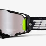 100% Armega Hiper Lightspeed - Mirror Silver Flash Goggles 1 100% Armega Hiper Lightspeed - Mirror Silver Flash Goggles - Black/White