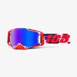 100% Armega Hiper Morpho - Mirror Goggles - Blue/White/Red