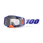 100% Armega Lavingaad - Clear Goggles - Blue/White
