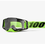 100% Armega NEON Yellow - Clear Goggles 2 100% Armega NEON Yellow - Clear Goggles - Fluo Yellow/Black