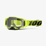 100% Armega Nuclear Circus - Clear Goggles 2 100% Armega Nuclear Circus - Clear Goggles - Fluo Yellow