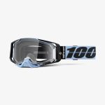 100% Armega Petros - Clear Goggles - Blue/Black