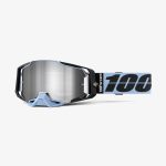 100% Armega Petros - Mirror Silver Goggles - Blue/Black