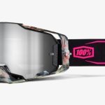 100% Armega Sarcelle - Mirror Silver Goggles 1 100% Armega Sarcelle - Mirror Silver Goggles - Black/Pink