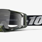 100% Armega Soledad - Clear Goggles 1 100% Armega Soledad - Clear Goggles - Black/Green