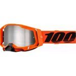 100% Racecraft 2 NEON Orange - Silver Flash Goggles 1 100% Racecraft 2 NEON Orange - Silver Flash Goggles - Orange/Black