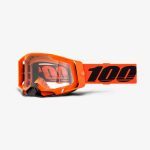 100% Racecraft 2 NEON Orange - Clear Goggles 1 100% Racecraft 2 NEON Orange - Clear Goggles - Orange/Black